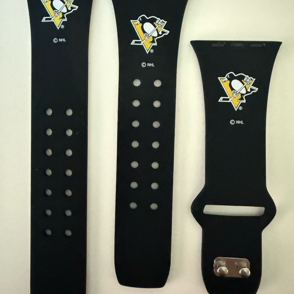 Pittsburgh Penguins Apple Watch Band - Picture 2 of 3